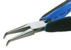 Lindstrom RX-7892 Medium Snipe Nose Pliers Bent Tip Smooth Jaws ESD-Safe Ergonomic Handles