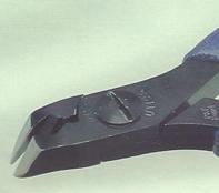 Erem 513E 4-1/4 Tip Cutters Semi-Flush Cut Angled Tip Dark Blue Ergonomic Cushioned Grips   CLEARANCE