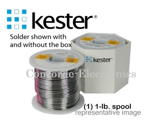 Kester 24-6337-0039 Wire Solder Sn63Pb37 (63/37) | #44 Rosin-Activated | .040