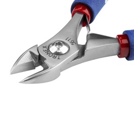 Tronex 5611 ESD-safe Extra Large Oval Head Cutter | Semi-Flush Cut | Standard Handle | 26-12 AWG