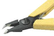 Lindstrom 8248 Flush Mini Cutter 45-Degree-Angle Oblique Std Yellow Handles AWG 32-20
