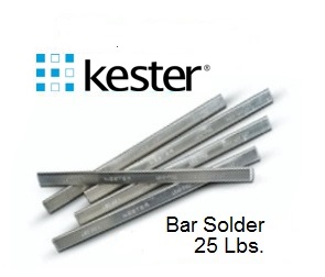 Kester Ultra-Pure Bar Solder // Sn63 Pb37 // 25-lbs. (44-6337-0050)