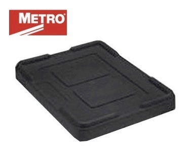 Metro CO92000CAS ESD-Safe Black Conductive Snap-On Tote Box Cover | Fits TB92000 Series Tote