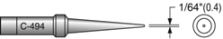 Plato C-494-7 Conical Soldering Tip | 1/64 | 700-degree | Equivalent to Weller PTS7 CLEARANCE
