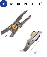 Tronex 5084W Class-W 50 Angle Thin Head Hard Wire Cutter | Flush Cut | Standard Handle